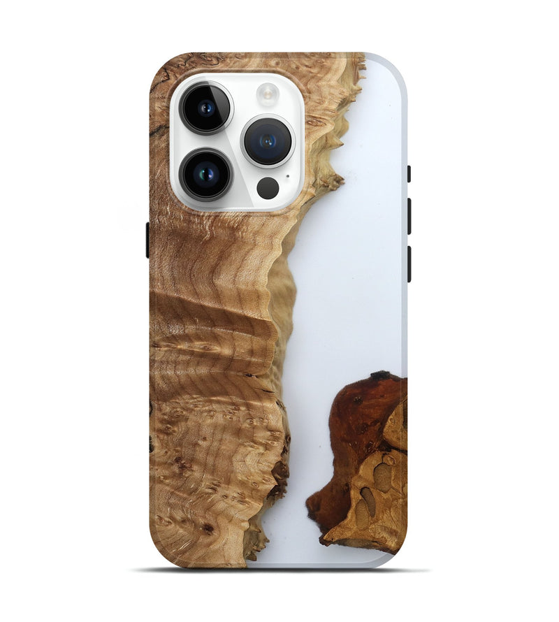 iPhone 15 Pro Wood Live Edge Phone Case - Marty (Clear, 799674)