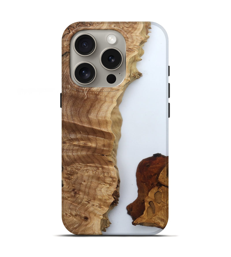 iPhone 16 Pro Wood Live Edge Phone Case - Marty (Clear, 799674)