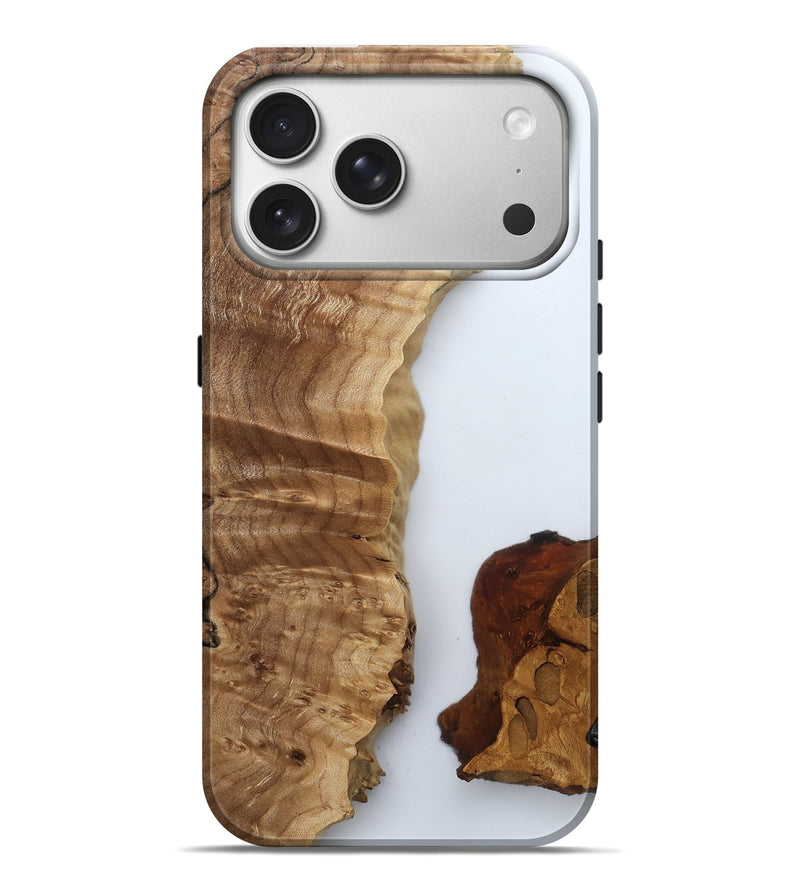 iPhone 17 Pro Max Wood Live Edge Phone Case - Marty (Clear, 799674)