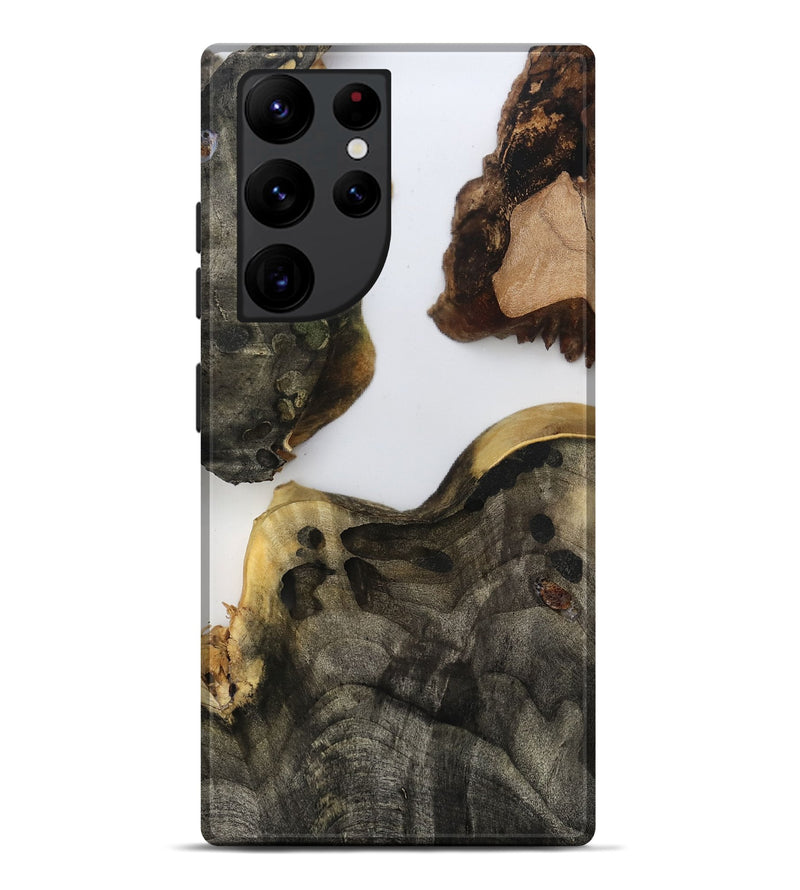 Galaxy S22 Ultra Wood Live Edge Phone Case - Kaliyah (Clear, 799676)