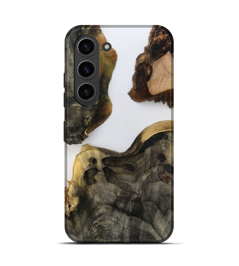 Galaxy S23 Wood Live Edge Phone Case - Kaliyah (Clear, 799676)