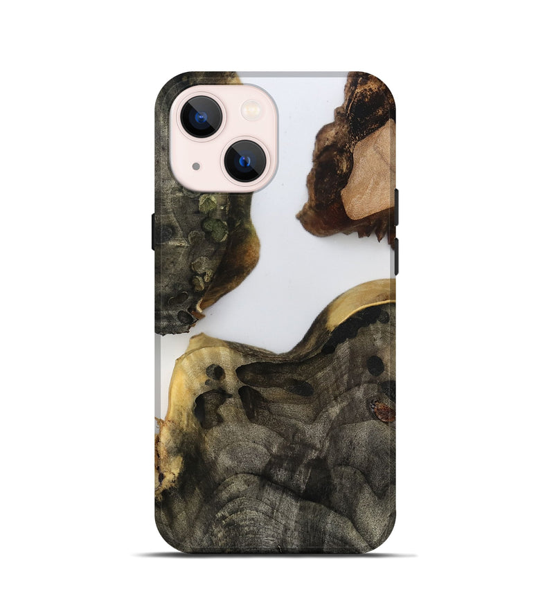 iPhone 13 mini Wood Live Edge Phone Case - Kaliyah (Clear, 799676)