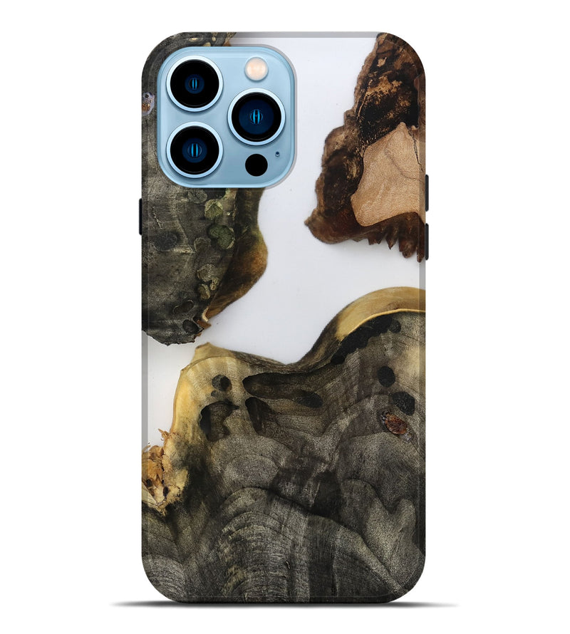 iPhone 14 Pro Max Wood Live Edge Phone Case - Kaliyah (Clear, 799676)