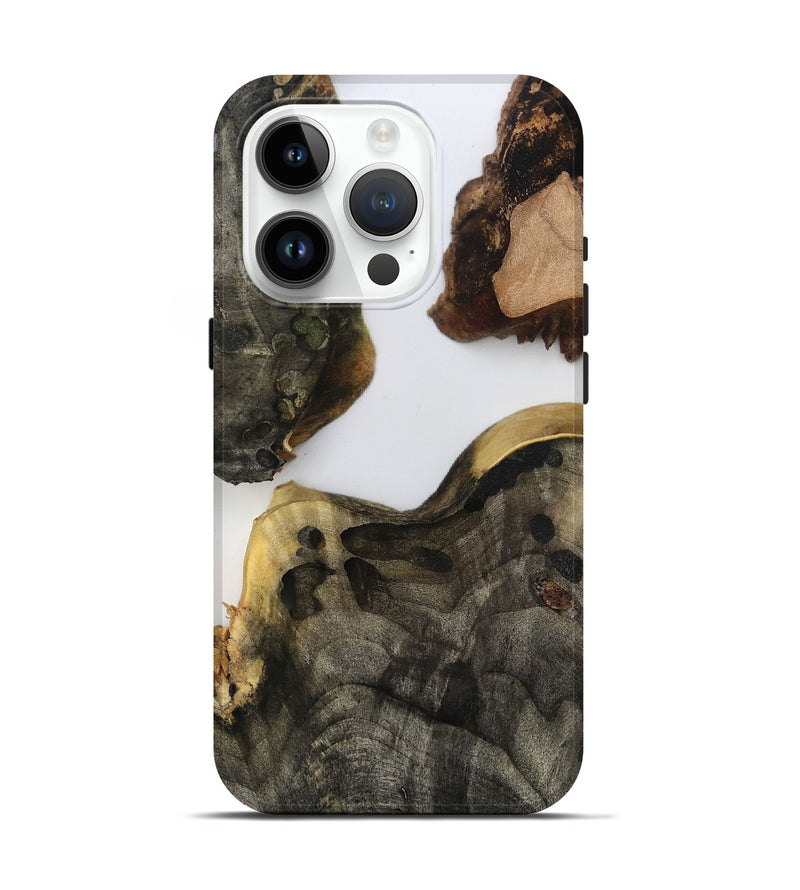 iPhone 15 Pro Wood Live Edge Phone Case - Kaliyah (Clear, 799676)