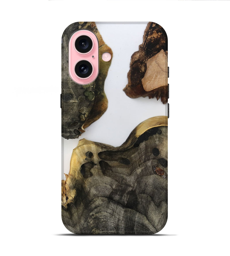 iPhone 16 Wood Live Edge Phone Case - Kaliyah (Clear, 799676)