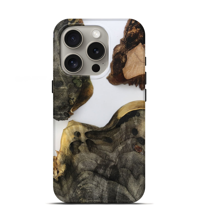 iPhone 16 Pro Wood Live Edge Phone Case - Kaliyah (Clear, 799676)