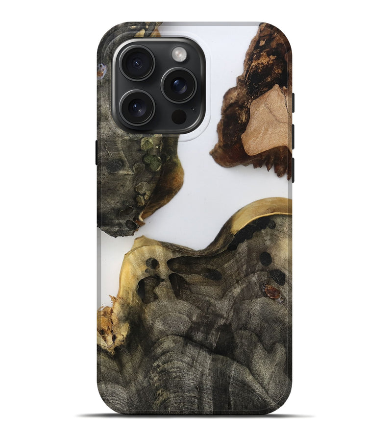 iPhone 16 Pro Max Wood Live Edge Phone Case - Kaliyah (Clear, 799676)
