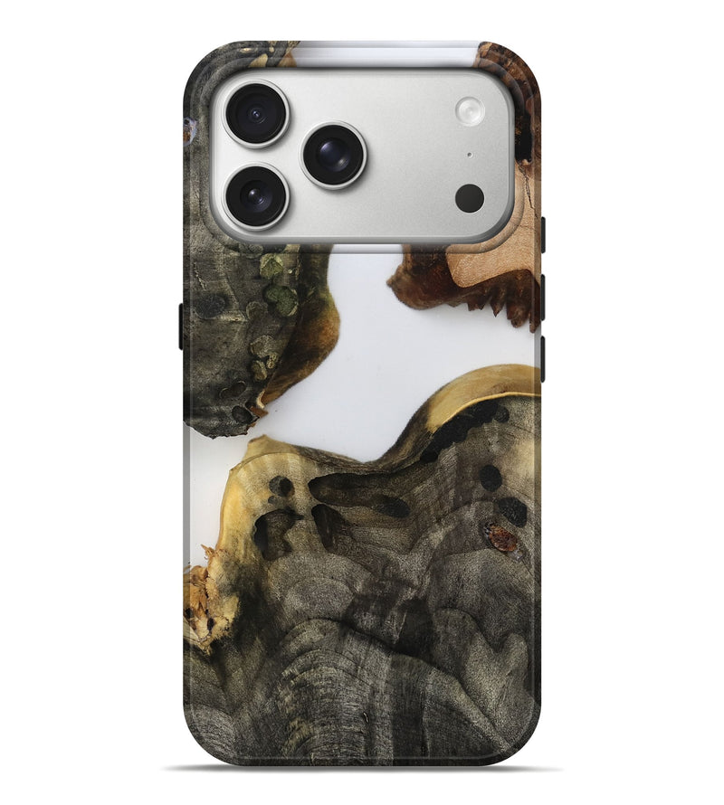 iPhone 17 Pro Max Wood Live Edge Phone Case - Kaliyah (Clear, 799676)