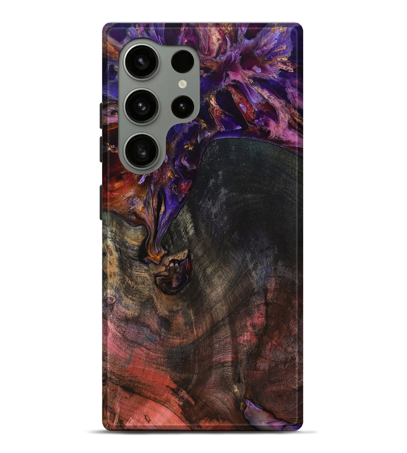 Galaxy S24 Ultra Wood Live Edge Phone Case - Eugene (Red, 799678)