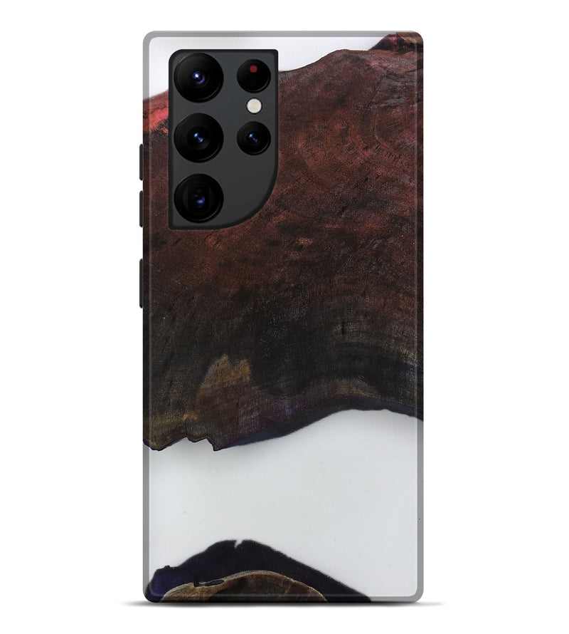 Galaxy S22 Ultra Wood Live Edge Phone Case - Clare (Clear, 799679)