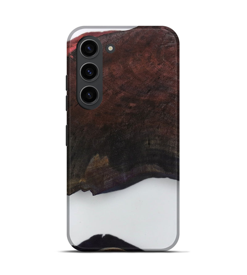 Galaxy S23 Wood Live Edge Phone Case - Clare (Clear, 799679)