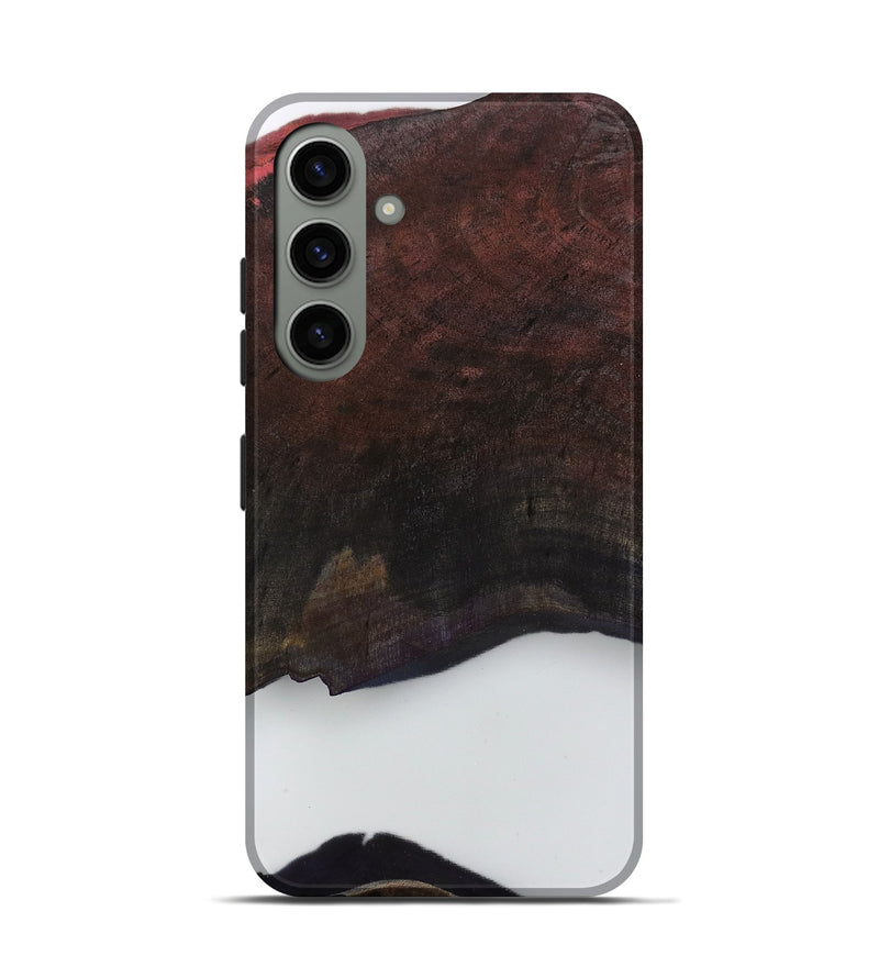 Galaxy S24 Wood Live Edge Phone Case - Clare (Clear, 799679)