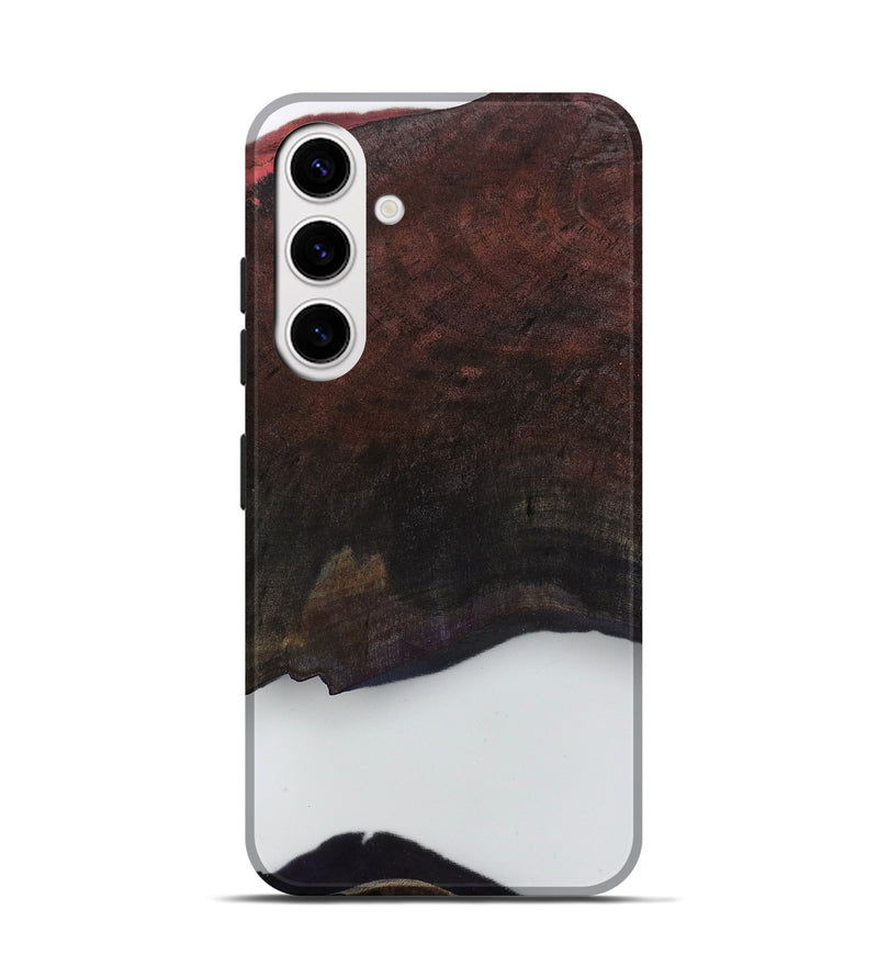 Galaxy S25 Wood Live Edge Phone Case - Clare (Clear, 799679)