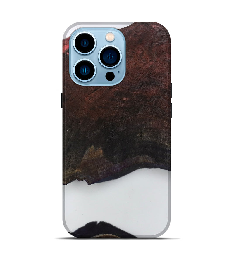 iPhone 14 Pro Wood Live Edge Phone Case - Clare (Clear, 799679)