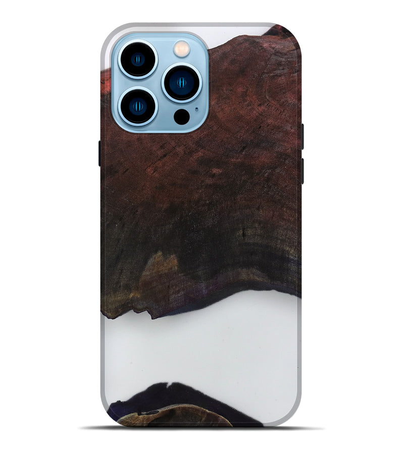 iPhone 14 Pro Max Wood Live Edge Phone Case - Clare (Clear, 799679)