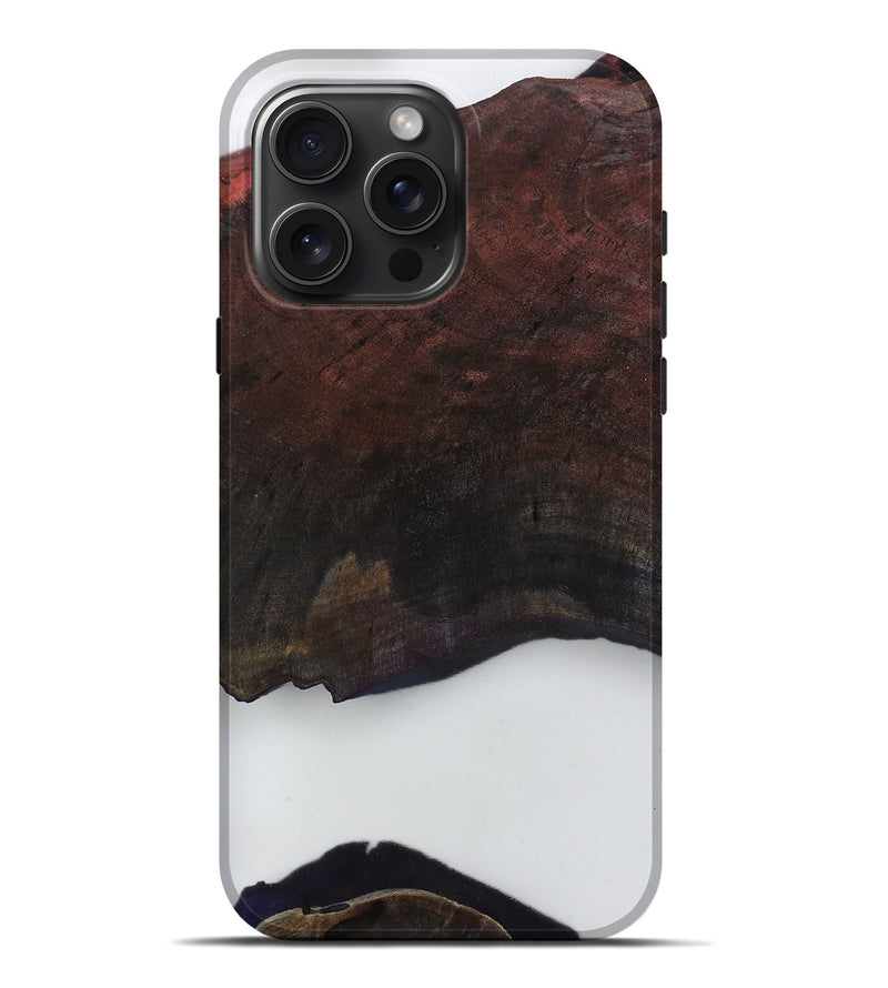 iPhone 16 Pro Max Wood Live Edge Phone Case - Clare (Clear, 799679)
