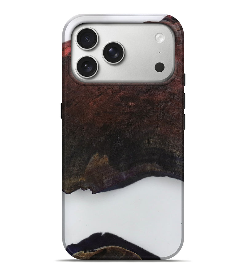 iPhone 17 Pro Max Wood Live Edge Phone Case - Clare (Clear, 799679)