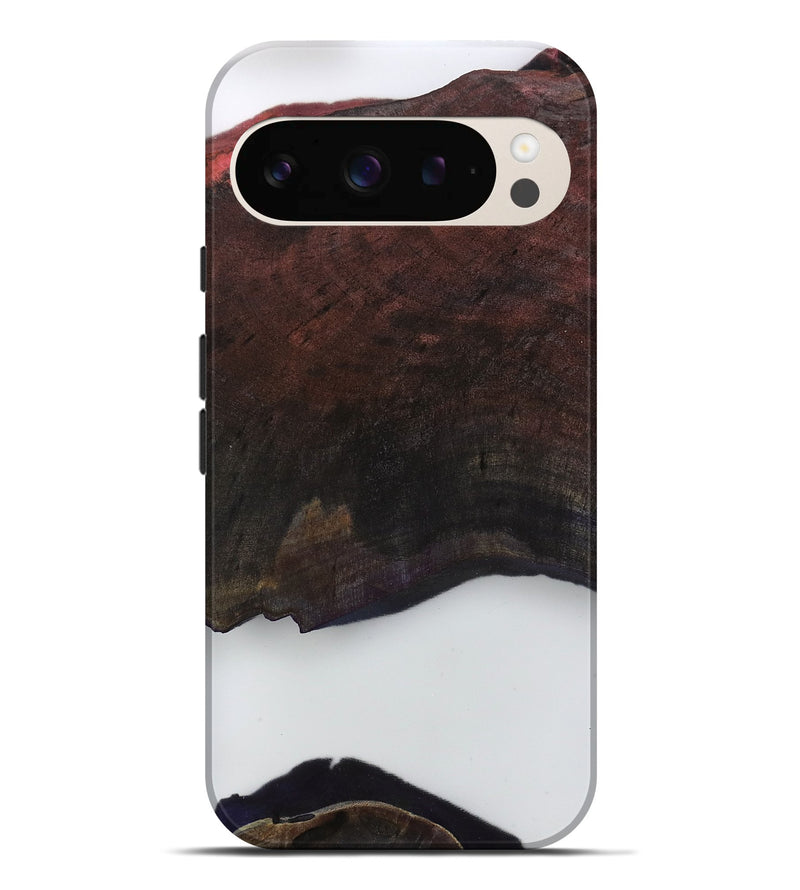 Pixel 9 Pro XL Wood Live Edge Phone Case - Clare (Clear, 799679)