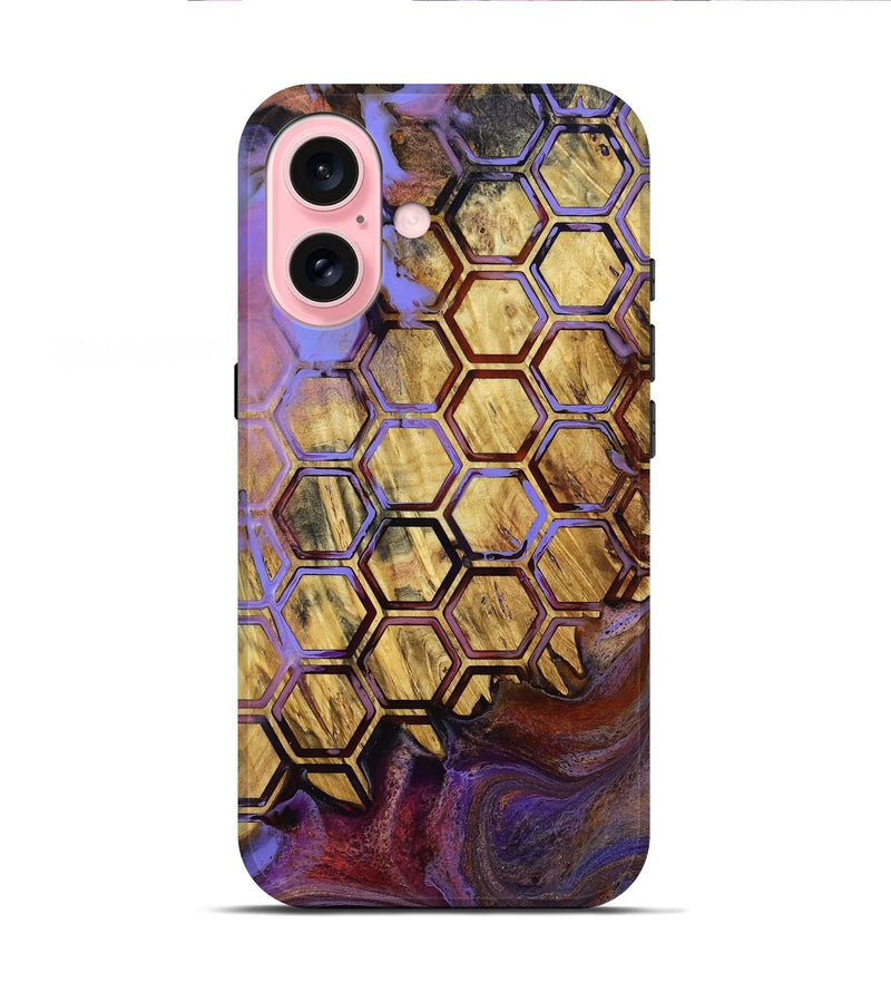 iPhone 16 Wood Live Edge Phone Case - Westley (Pattern, 799680)