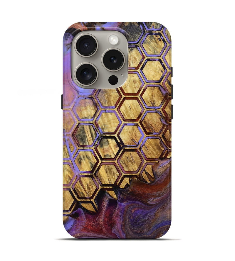 iPhone 16 Pro Wood Live Edge Phone Case - Westley (Pattern, 799680)