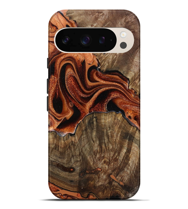 Pixel 10 Pro XL Wood Live Edge Phone Case - Giana (Red, 799681)