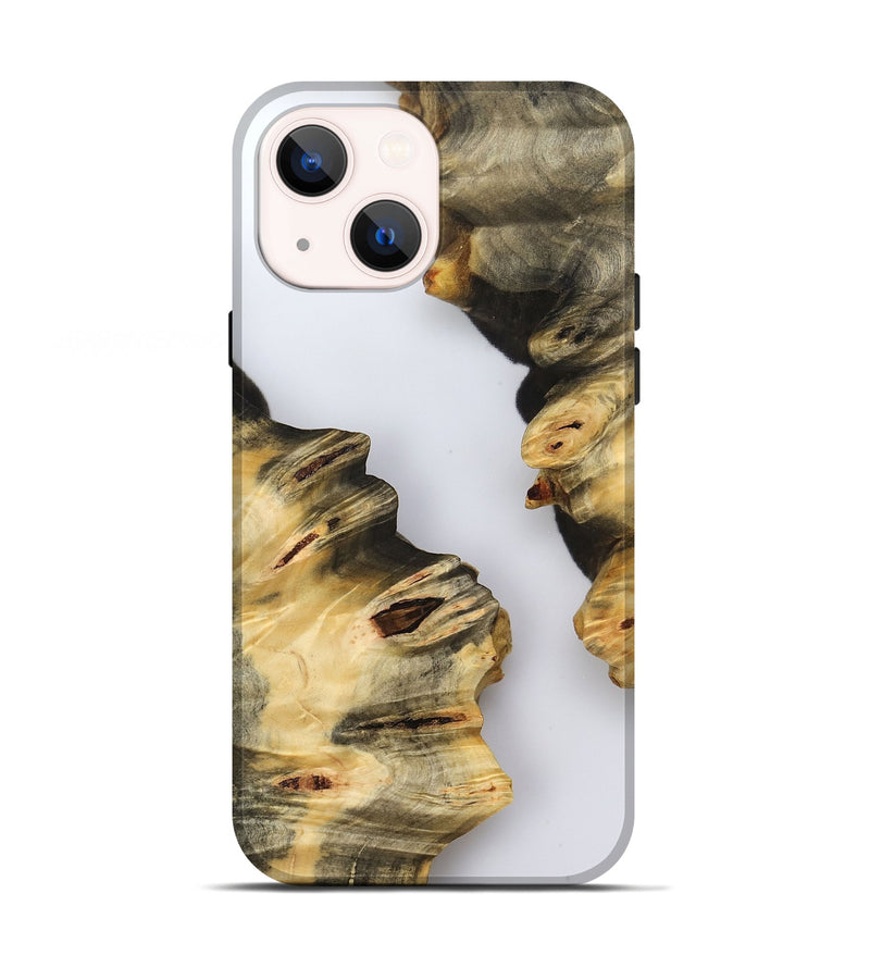iPhone 13 Wood Live Edge Phone Case - Eliam (Clear, 799684)