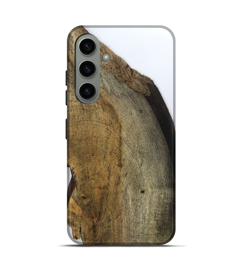Galaxy S24 Wood Live Edge Phone Case - Rachel (Clear, 799685)