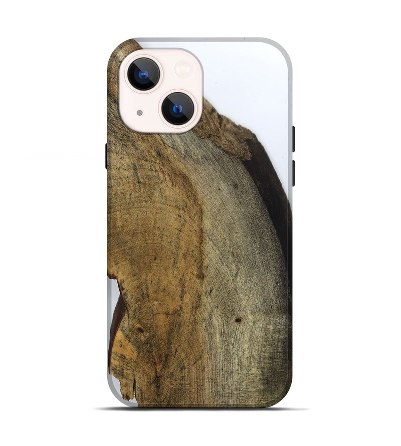 iPhone 13 Wood Live Edge Phone Case - Rachel (Clear, 799685)
