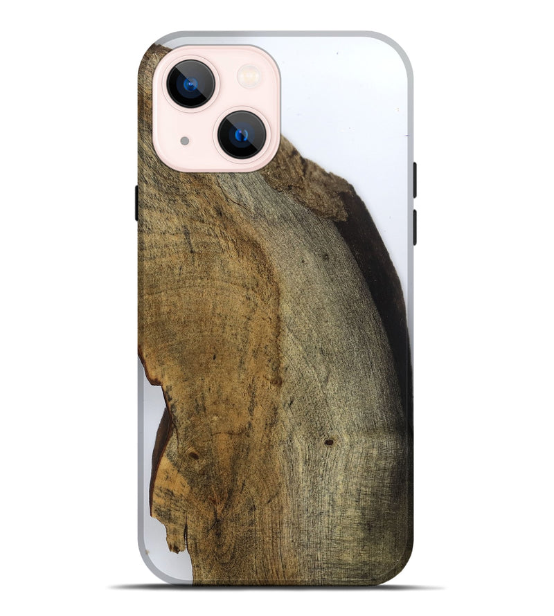 iPhone 14 Plus Wood Live Edge Phone Case - Rachel (Clear, 799685)