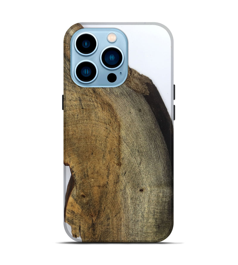 iPhone 14 Pro Wood Live Edge Phone Case - Rachel (Clear, 799685)