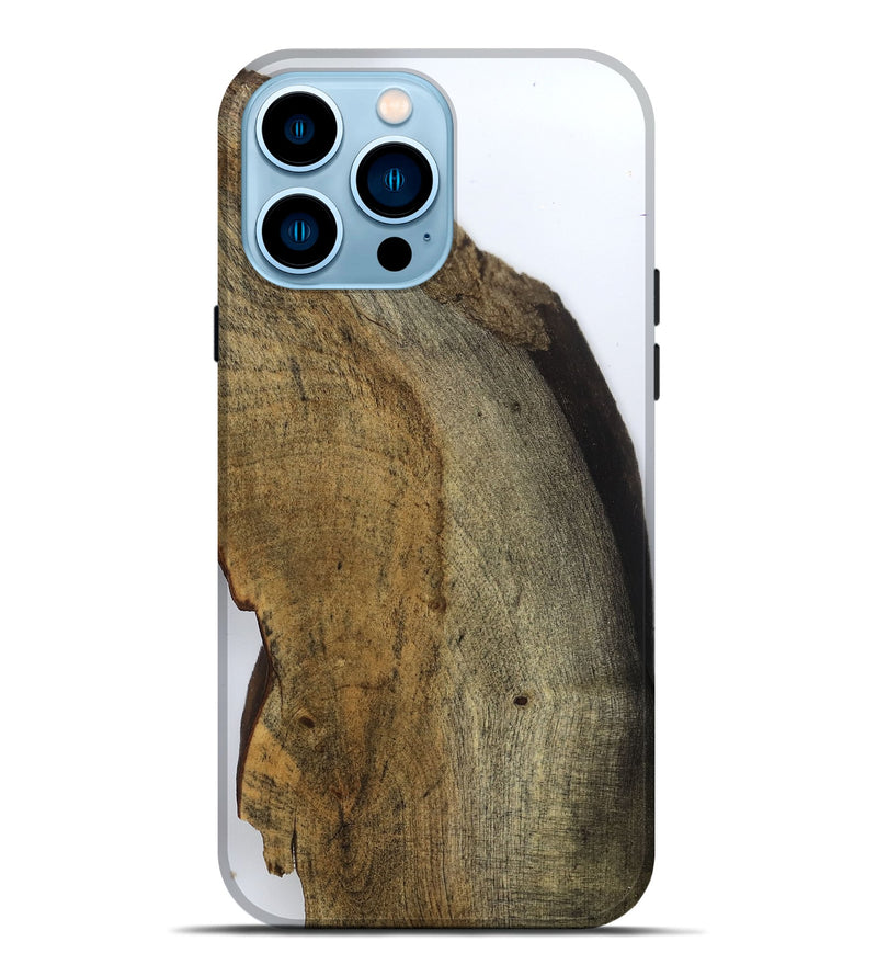 iPhone 14 Pro Max Wood Live Edge Phone Case - Rachel (Clear, 799685)