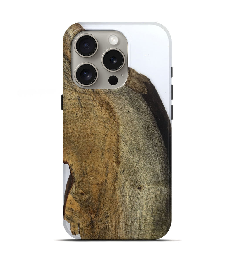iPhone 16 Pro Wood Live Edge Phone Case - Rachel (Clear, 799685)
