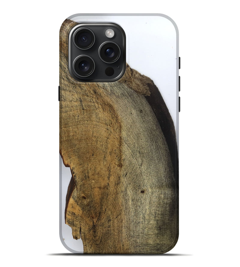 iPhone 16 Pro Max Wood Live Edge Phone Case - Rachel (Clear, 799685)