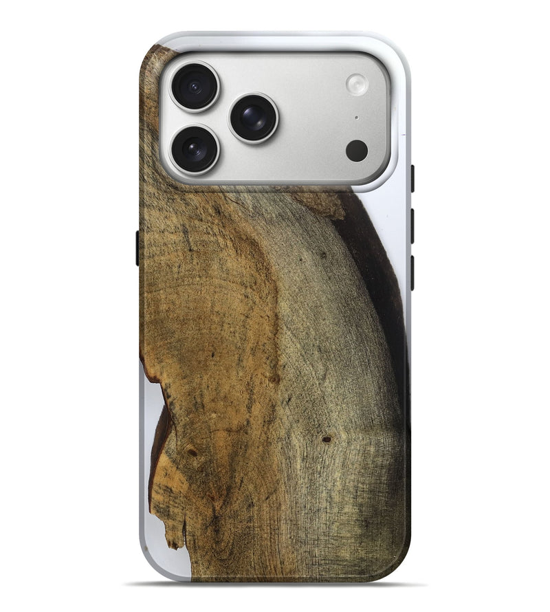 iPhone 17 Pro Max Wood Live Edge Phone Case - Rachel (Clear, 799685)