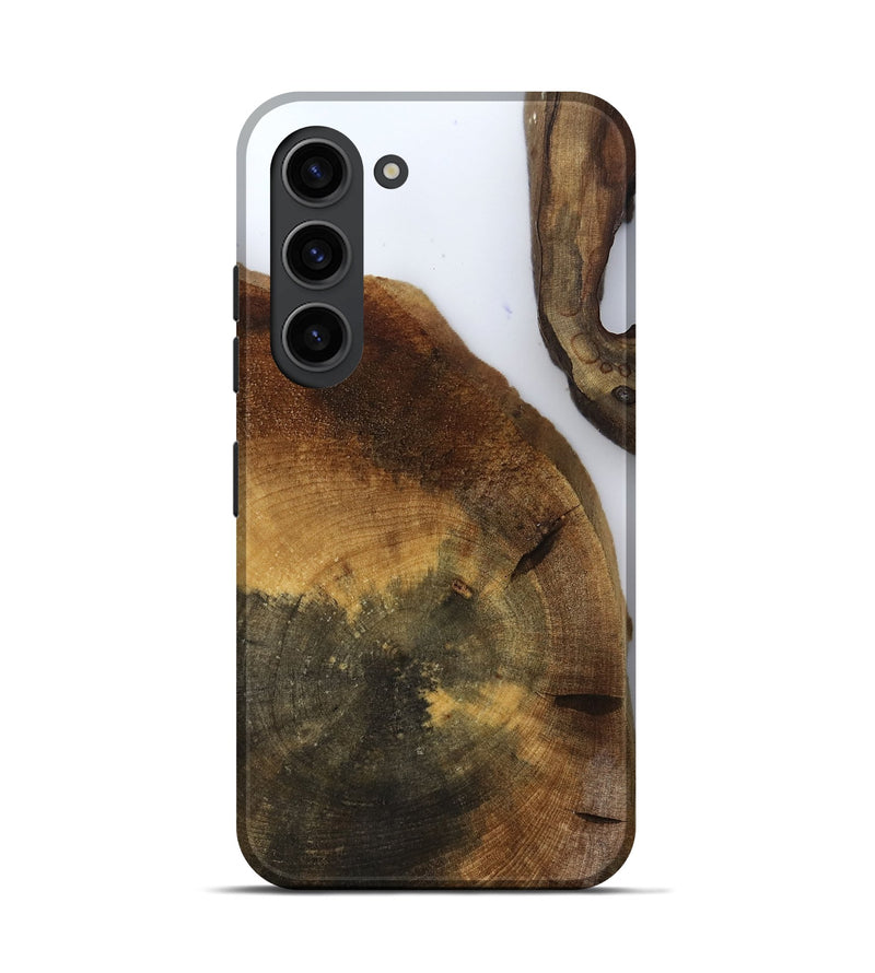 Galaxy S23 Wood Live Edge Phone Case - Howard (Clear, 799686)