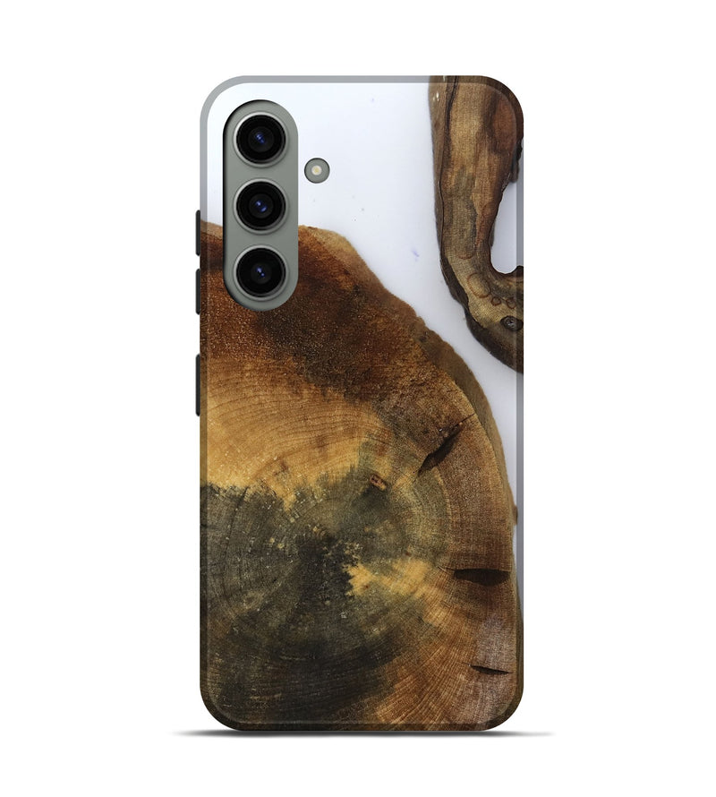 Galaxy S24 Wood Live Edge Phone Case - Howard (Clear, 799686)