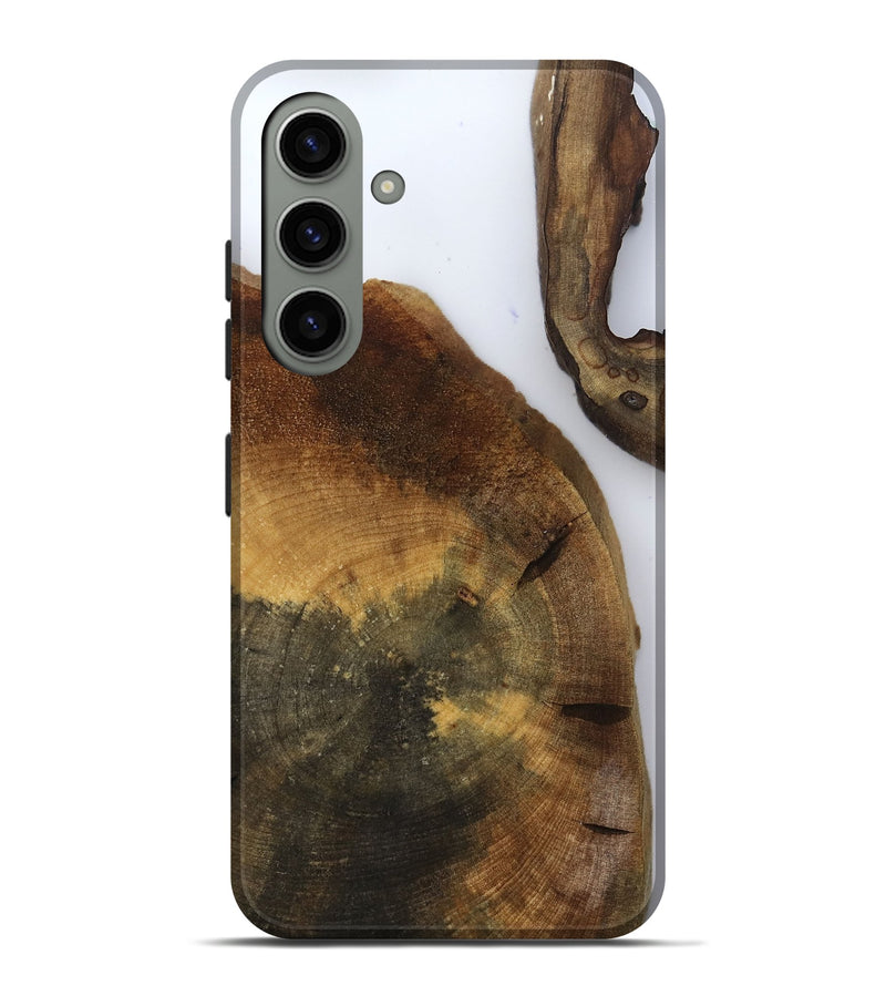 Galaxy S24 Plus Wood Live Edge Phone Case - Howard (Clear, 799686)