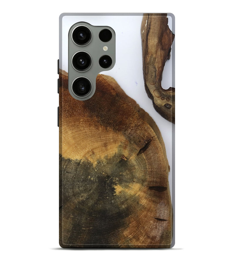 Galaxy S24 Ultra Wood Live Edge Phone Case - Howard (Clear, 799686)