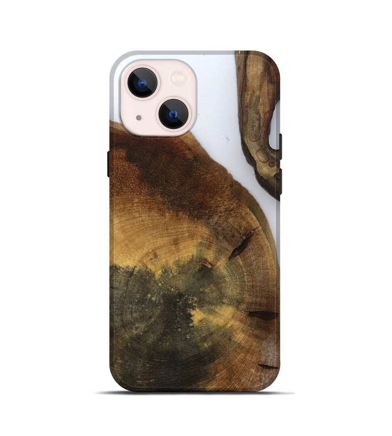 iPhone 13 mini Wood Live Edge Phone Case - Howard (Clear, 799686)