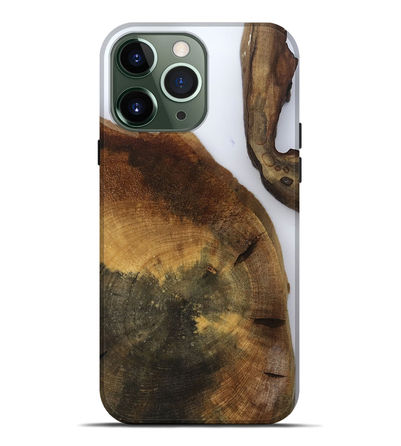 iPhone 13 Pro Max Wood Live Edge Phone Case - Howard (Clear, 799686)