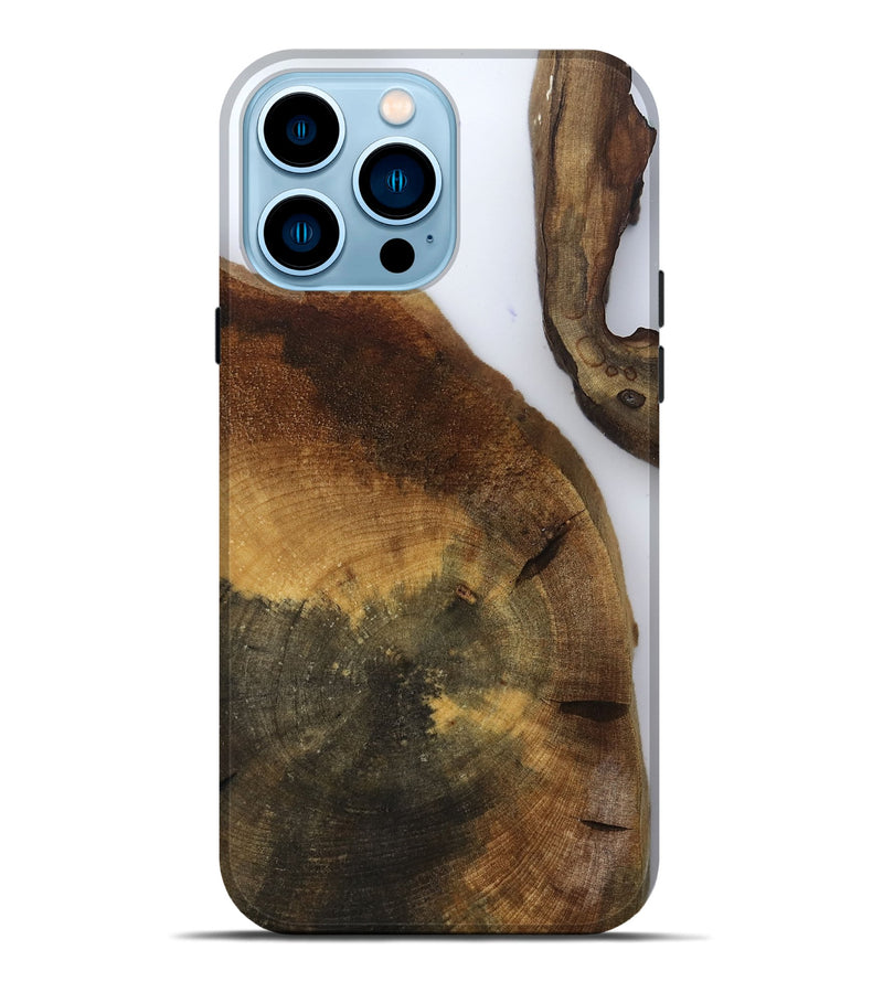 iPhone 14 Pro Max Wood Live Edge Phone Case - Howard (Clear, 799686)