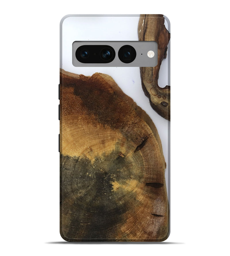 Pixel 7 Pro Wood Live Edge Phone Case - Howard (Clear, 799686)