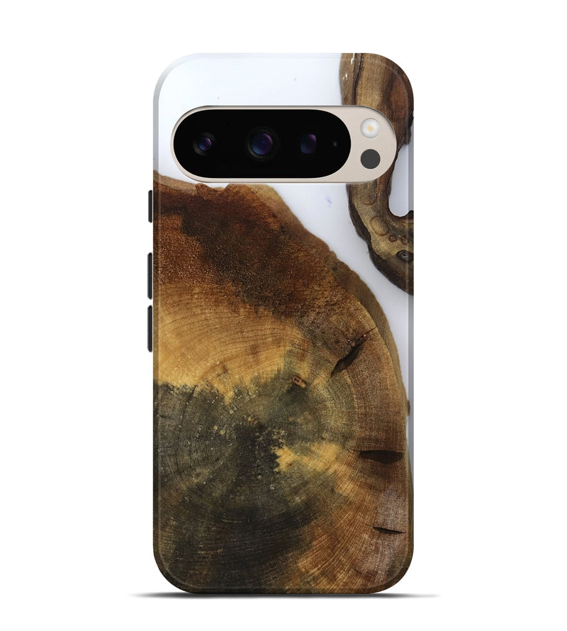 Pixel 9 Pro Wood Live Edge Phone Case - Howard (Clear, 799686)