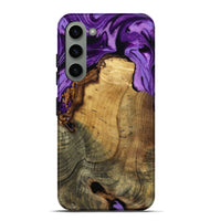 Galaxy S23 Plus Wood Live Edge Phone Case - Ivy (Purple, 799687)