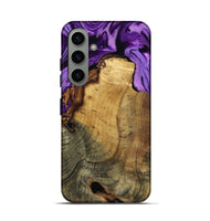 Galaxy S24 Wood Live Edge Phone Case - Ivy (Purple, 799687)