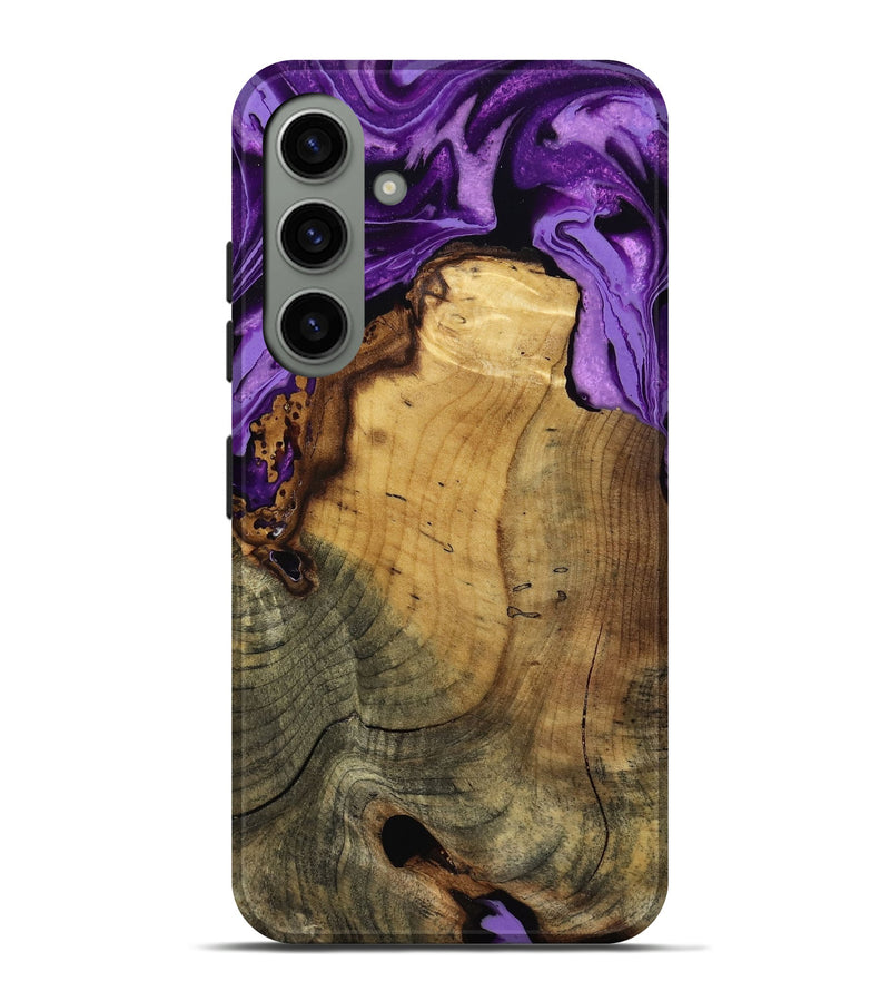Galaxy S24 Plus Wood Live Edge Phone Case - Ivy (Purple, 799687)