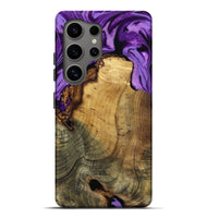 Galaxy S25 Ultra Wood Live Edge Phone Case - Ivy (Purple, 799687)