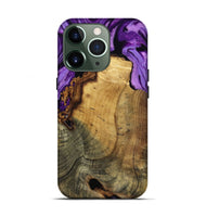 iPhone 13 Pro Wood Live Edge Phone Case - Ivy (Purple, 799687)