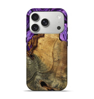iPhone 17 Pro Wood Live Edge Phone Case - Ivy (Purple, 799687)