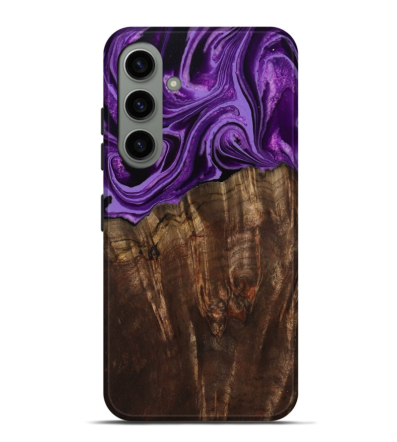 Galaxy S24 Plus Wood Live Edge Phone Case - Hellen (Purple, 799688)